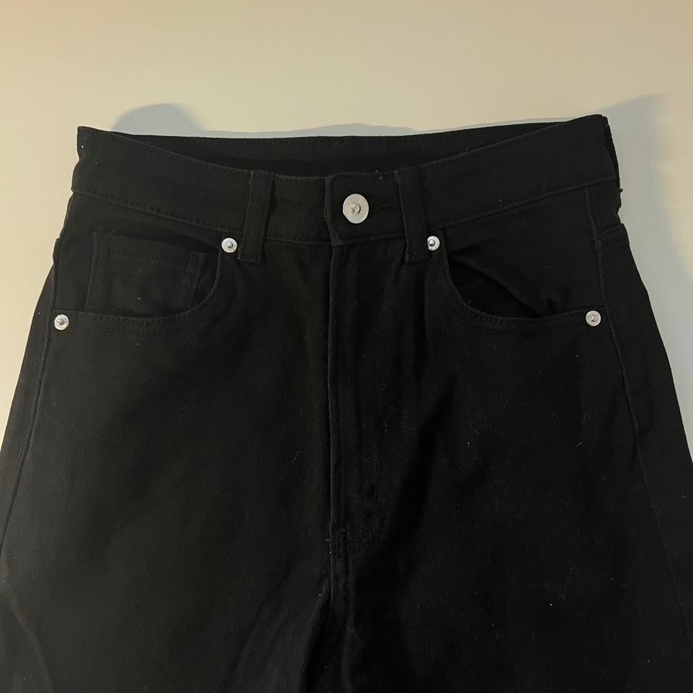 Brand New Black Wide Leg Jeans